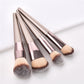 4/10pcs Champagne makeup brushes set for cosmetic foundation