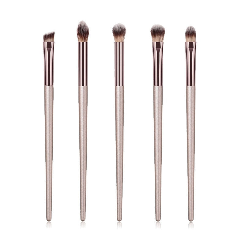 4/10pcs Champagne makeup brushes set for cosmetic foundation