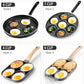 4/7 Cups Pancakes Frying Pans Breakfast Egg Pan Durable Non-stick