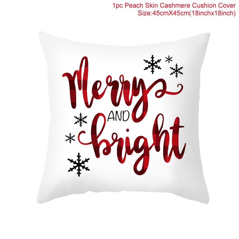 45cm Christmas Cushion Pillow Cover Christmas Decorations