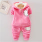 2020 Autumn Winter Suit for Girls Boys Hooded Coat Set