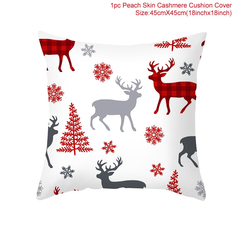 45cm Christmas Cushion Pillow Cover Christmas Decorations