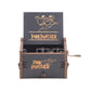 New Wooden Hand Crank Music Box Merry Christmas Music Theme