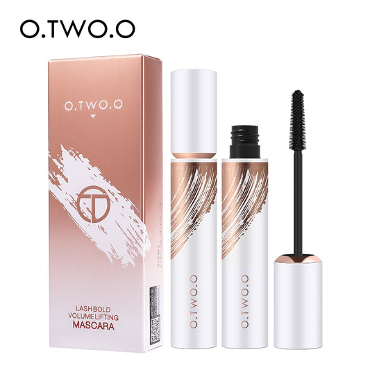 Black Mascara Lengthens Eyelashes Waterproof Long-lasting 4D Silk Fiber