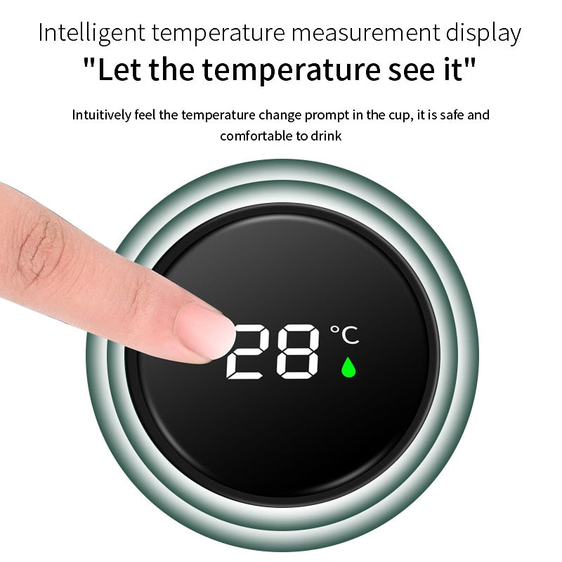 Intelligent Stainless Steel Thermos Temperature Display Smart