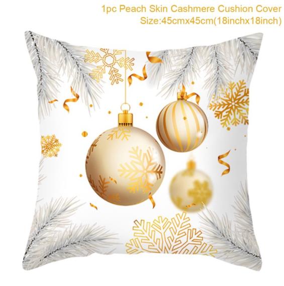 45cm Christmas Cushion Pillow Cover Christmas Decorations