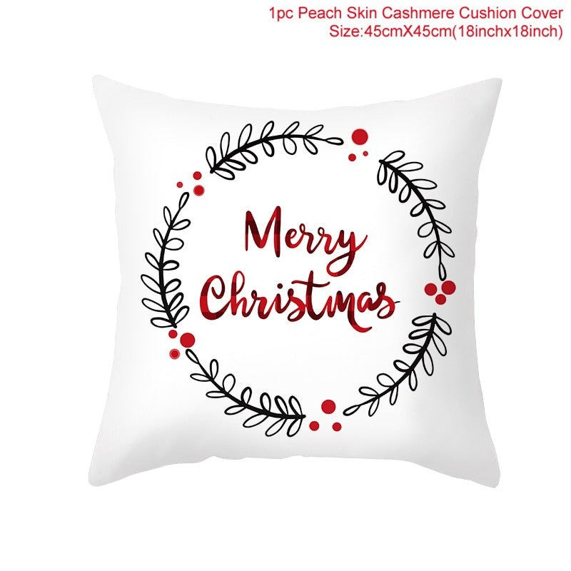 45cm Christmas Cushion Pillow Cover Christmas Decorations