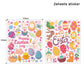 Happy Easter Window Stickers Rabbit Easter Eggs Decorations