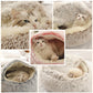 New Style Pet Dog Cat Bed Round Plush Warm Bed House