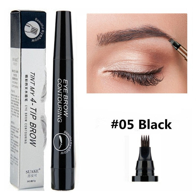 4 Point Waterproof Liquid Eyebrow Pen