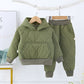 2020 Autumn Winter Suit for Girls Boys Hooded Coat Set