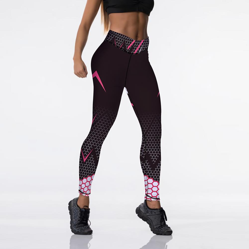 Spandex Sexy High Waist Elasticity Women Digital Printed Leggings