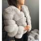 Fashion winter jackets women Warm Coats Natural Faux Fur Coat