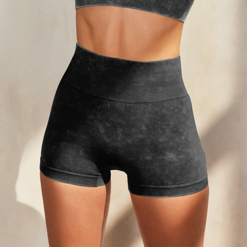 Women Seamless Sports Bra Long Sleeve Crop Top Set