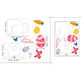 Happy Easter Window Stickers Rabbit Easter Eggs Decorations