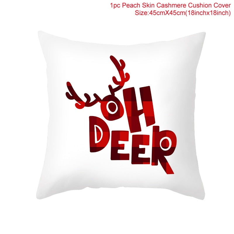 45cm Christmas Cushion Pillow Cover Christmas Decorations