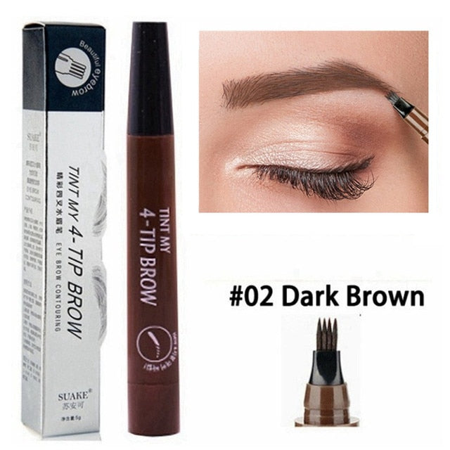 4 Point Waterproof Liquid Eyebrow Pen