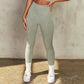 Women Seamless Sports Bra Long Sleeve Crop Top Set