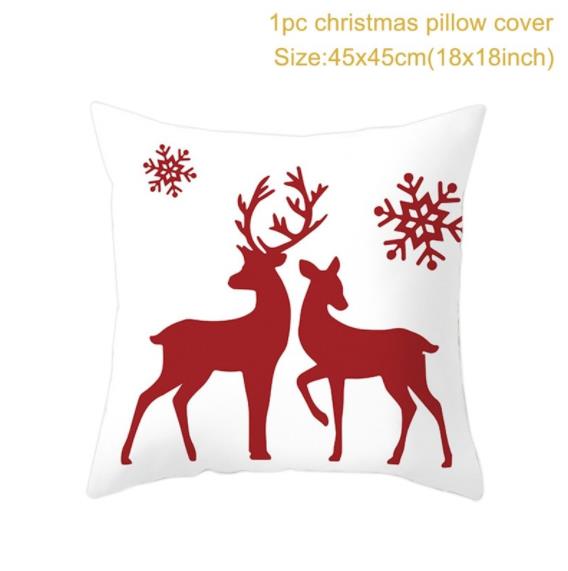 45cm Christmas Cushion Pillow Cover Christmas Decorations