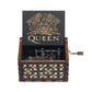 New Wooden Hand Crank Music Box Merry Christmas Music Theme