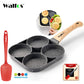 Four-Hole Frying Pot Pan Thickened Omelet Pan Non-Stick Egg