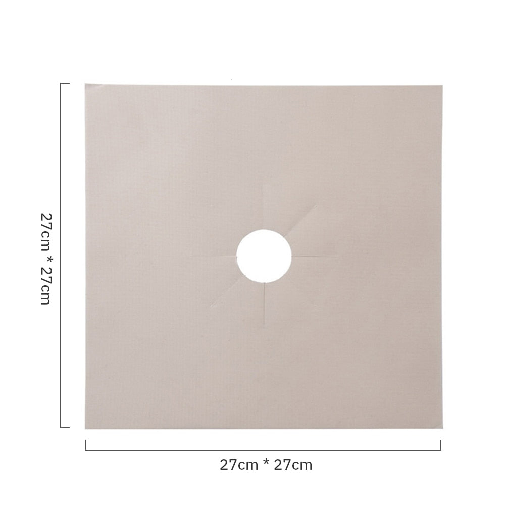 4/6/8Pcs Gas Stove Protector Cooker Cover Liner Clean Mat Pad