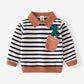 1-8T Toddler Kid Boy Winter Warm Long Sleeve Plaid Sweater
