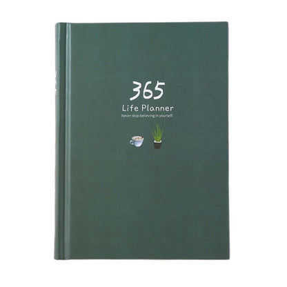 365 Planner Agenda Notebook Colorful Inner PageYearly Daily Plan