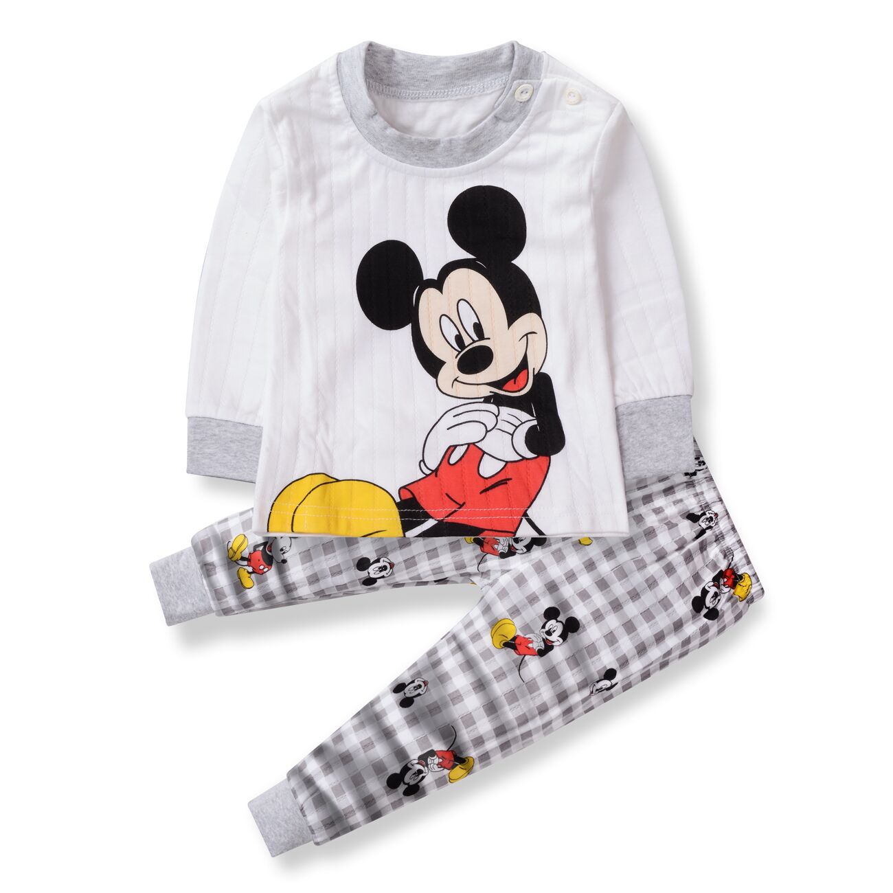0-2year Baby Girls Boys Clothes Set Winter Christmas Mickey Mouse Set