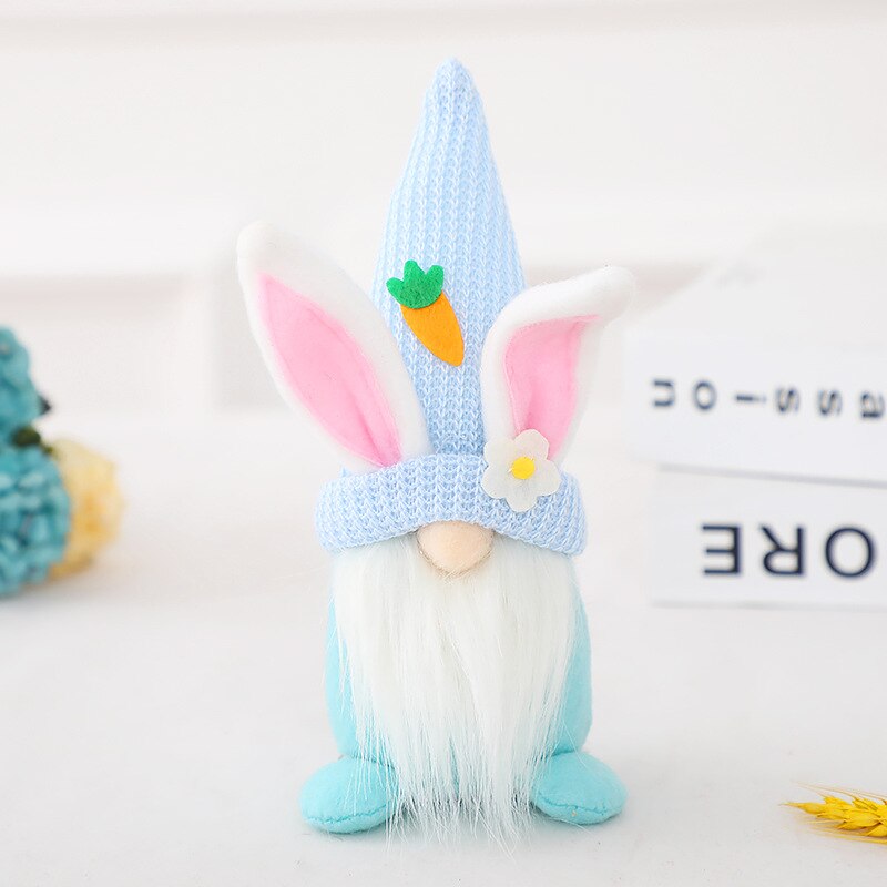 New Easter Faceless Gnome Spring Hanging Bunny Kids Gifts Decor 2023
