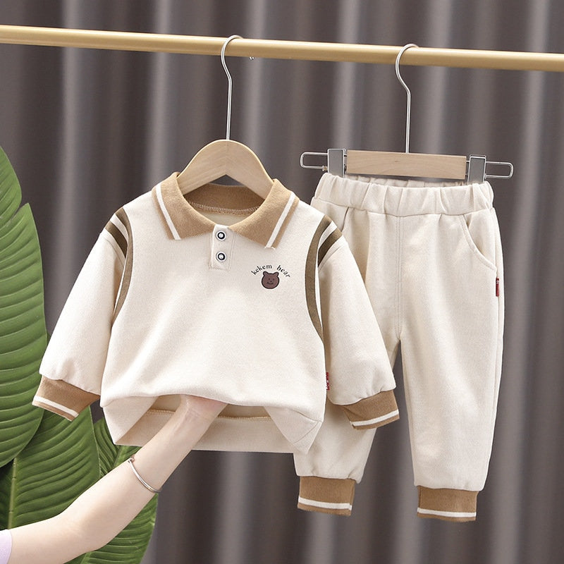 Toddler Kid Boy Clothing Autumn Tracksuit Set