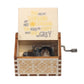 New Wooden Hand Crank Music Box Merry Christmas Music Theme
