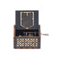 New Wooden Hand Crank Music Box Merry Christmas Music Theme