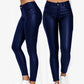 Women Leather Pants Black Sexy Stretch Bodycon Trousers