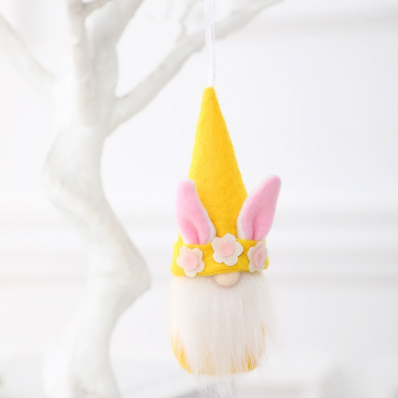New Easter Faceless Gnome Spring Hanging Bunny Kids Gifts Decor 2023