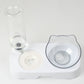Pet Cat Bowl Automatic Feeder Food Drinking