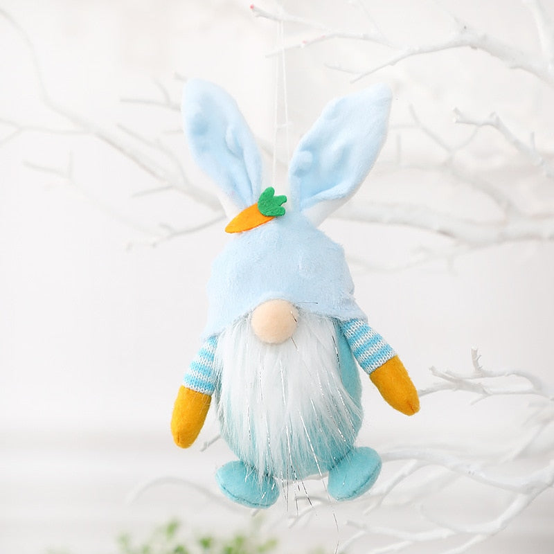 New Easter Faceless Gnome Spring Hanging Bunny Kids Gifts Decor 2023