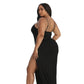 2022 Plus size women's summer new sexy sling high slit dress Sexy Outfits for Women,Prom Maxi Dresses.Make you more outstanding