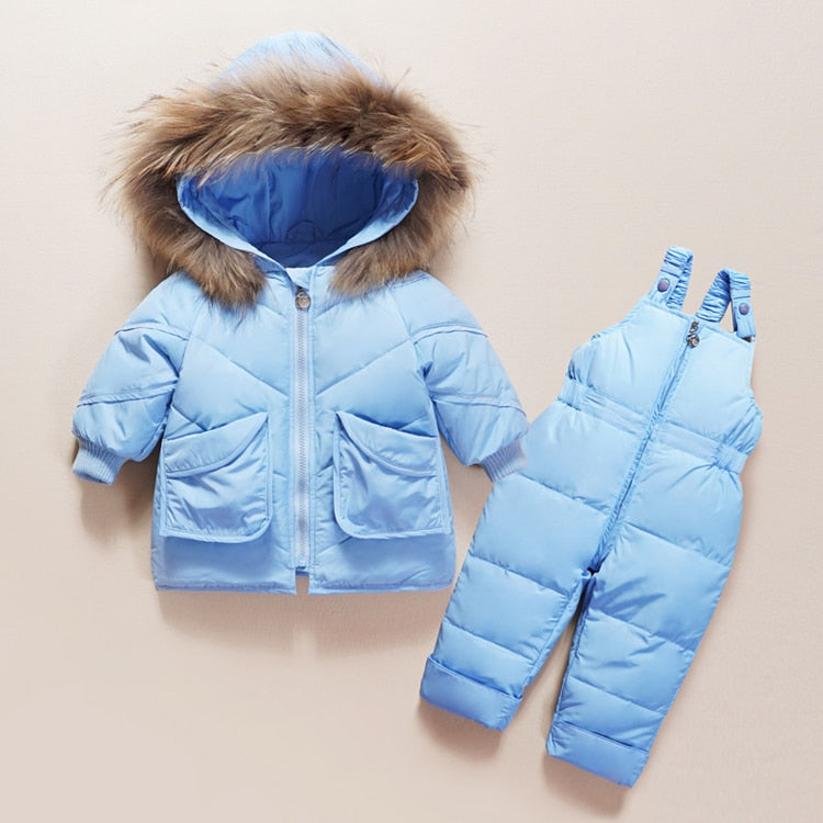 Winter Clothing Set Baby Boy Girl Clothes Warm Jacket Coat