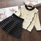Girls Autumn Clothes Kids Winter Sweater Dress Woollen Long Sleeve