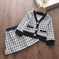 Girls Autumn Clothes Kids Winter Sweater Dress Woollen Long Sleeve