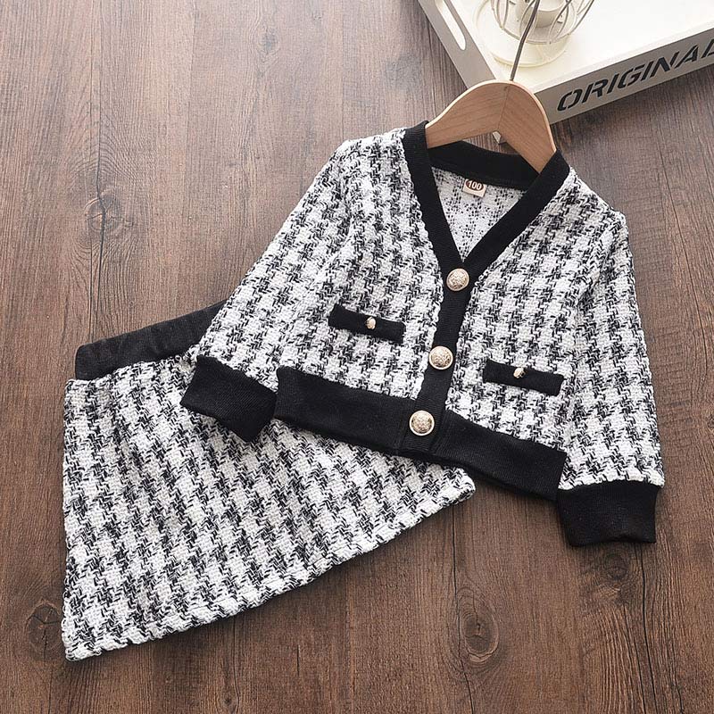 Girls Autumn Clothes Kids Winter Sweater Dress Woollen Long Sleeve