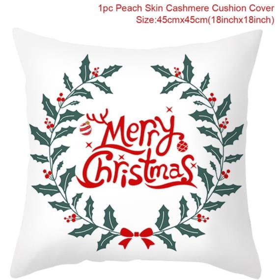 45cm Christmas Cushion Pillow Cover Christmas Decorations