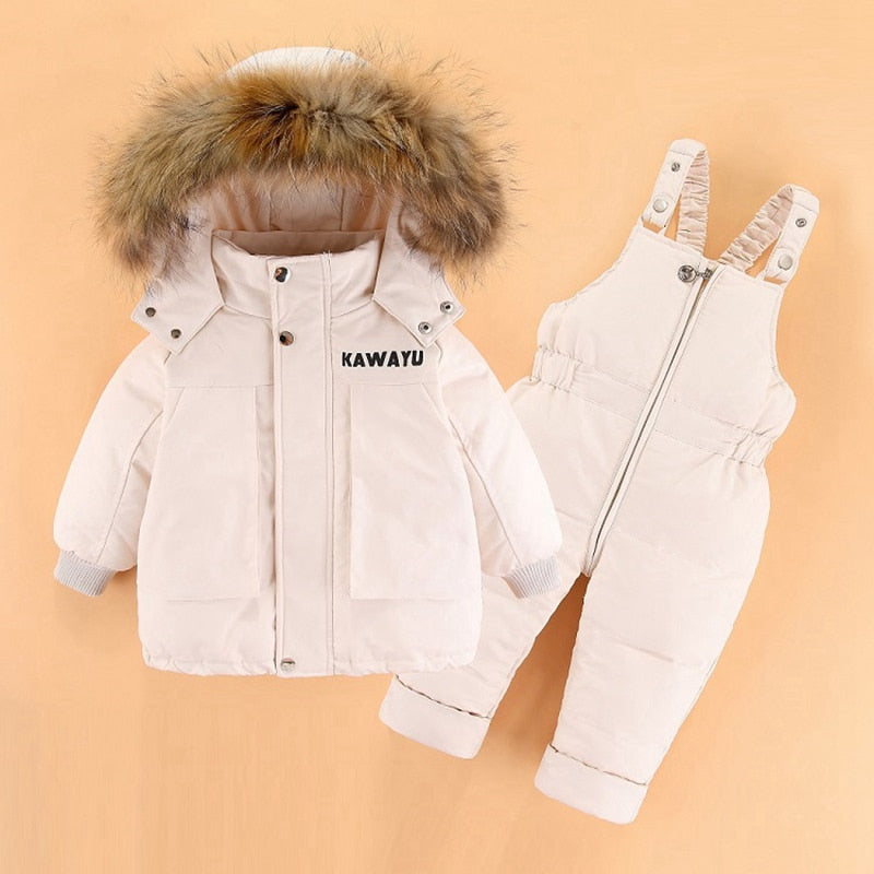 Winter Clothing Set Baby Boy Girl Clothes Warm Jacket Coat