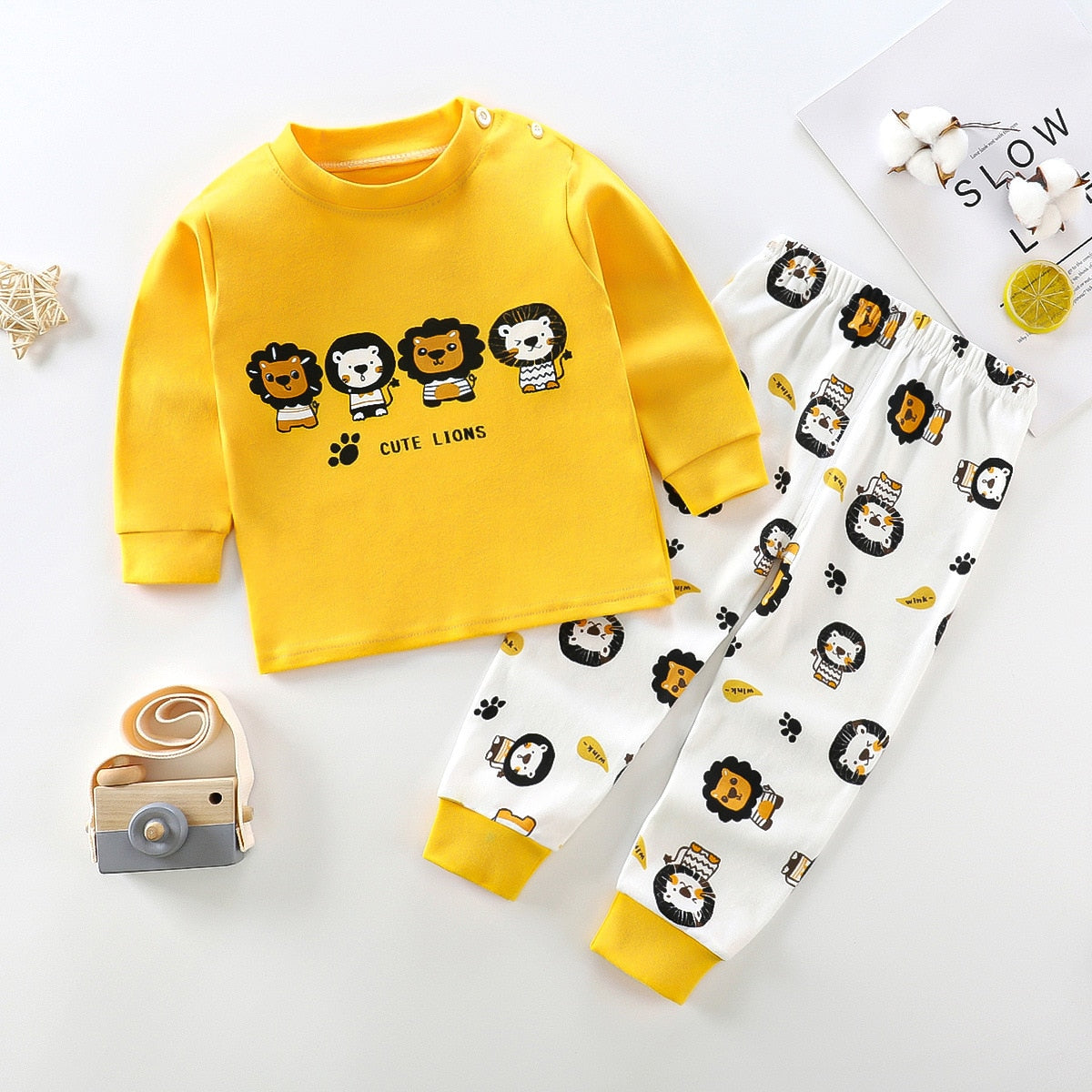 0-2year Baby Girls Boys Clothes Set Winter Christmas Mickey Mouse Set