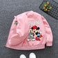 Autumn Girl Cartoon Jacket Minnie Mickey Mouse Frozen