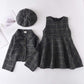 Girls Set Autumn Fashion Winter Wool Coats And Skirts
