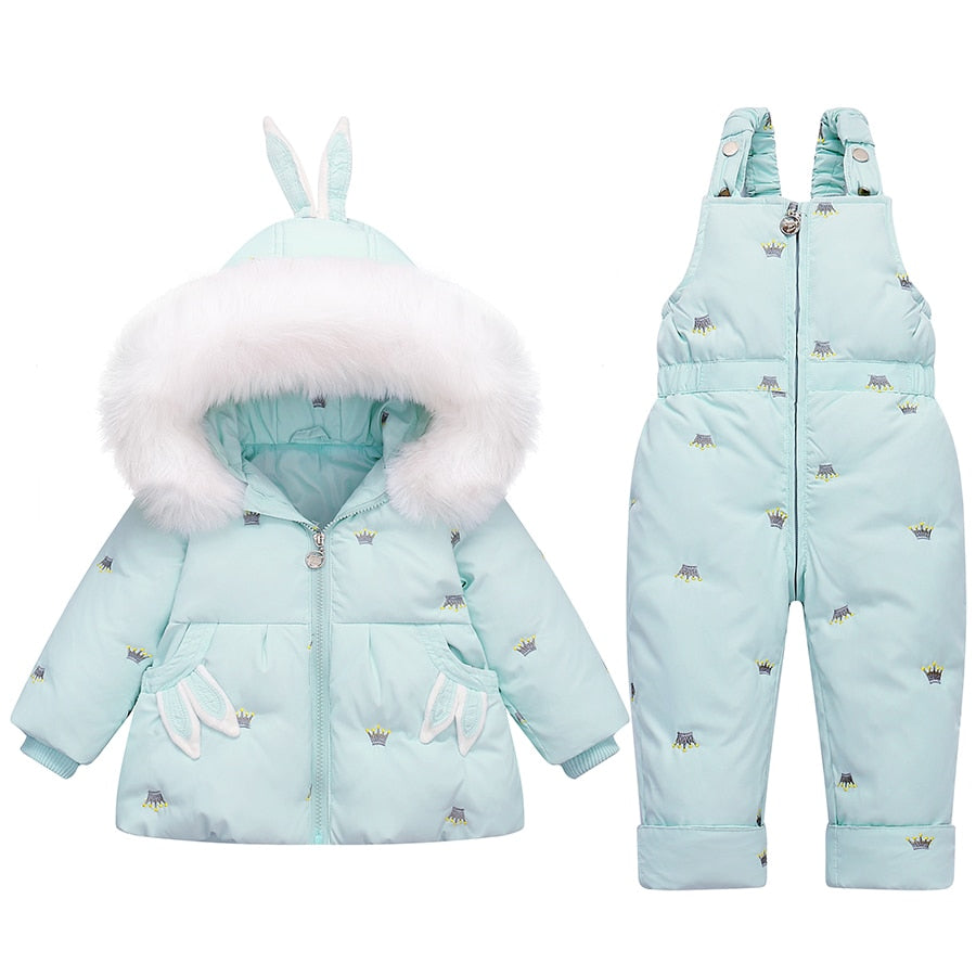Winter Clothing Set Baby Boy Girl Clothes Warm Jacket Coat