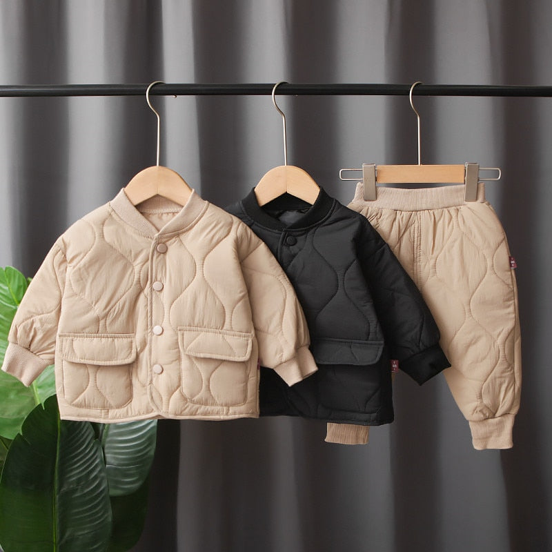 Winter Autumn Baby Girls Boys Full Sleeve Velvet Coat Clothing