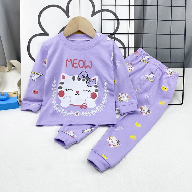 0-2year Baby Girls Boys Clothes Set Winter Christmas Mickey Mouse Set